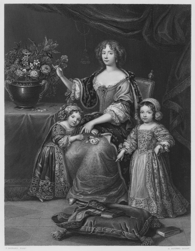 Henrietta von Orleans, Tochter von Charles I. von Pierre Mignard