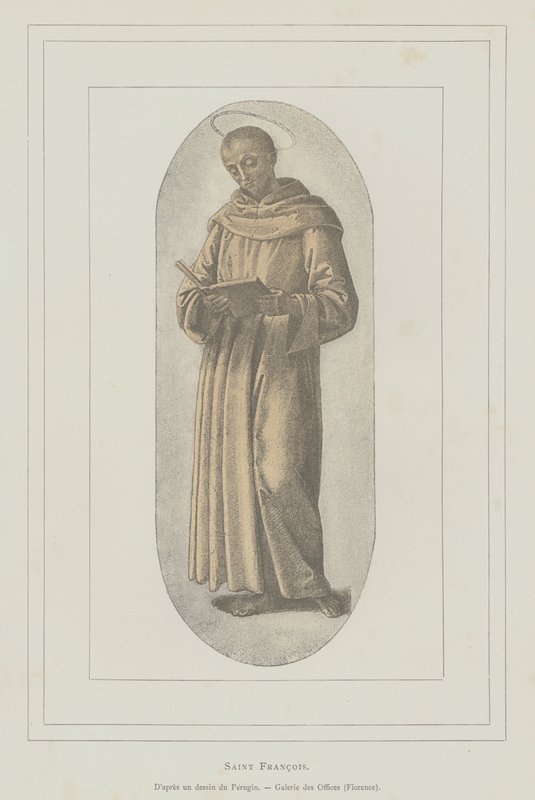 Der heilige Franziskus von Assisi von Pietro (after) Perugino