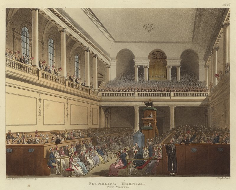 Findelhaus von Pugin and Rowlandson