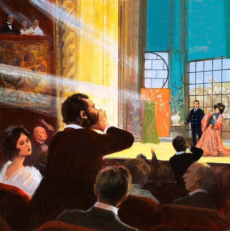 Erstaufführung von Madame Butterfly von Ralph Bruce
