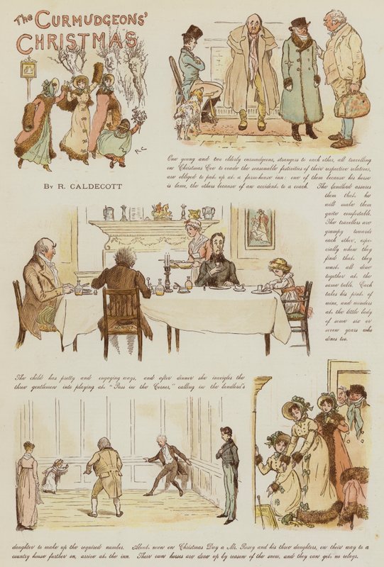 Das Weihnachtsfest der Miesepeter von Randolph Caldecott
