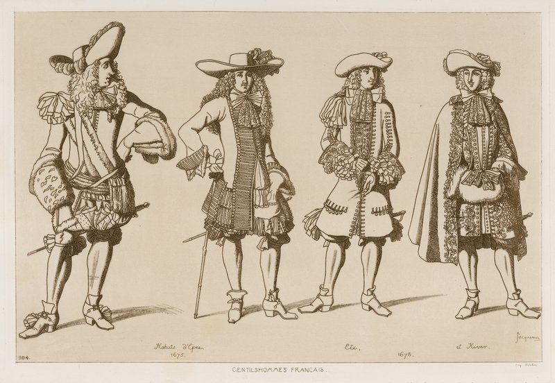 Französische Herren des siebzehnten Jahrhunderts von Raphael Jacquemin