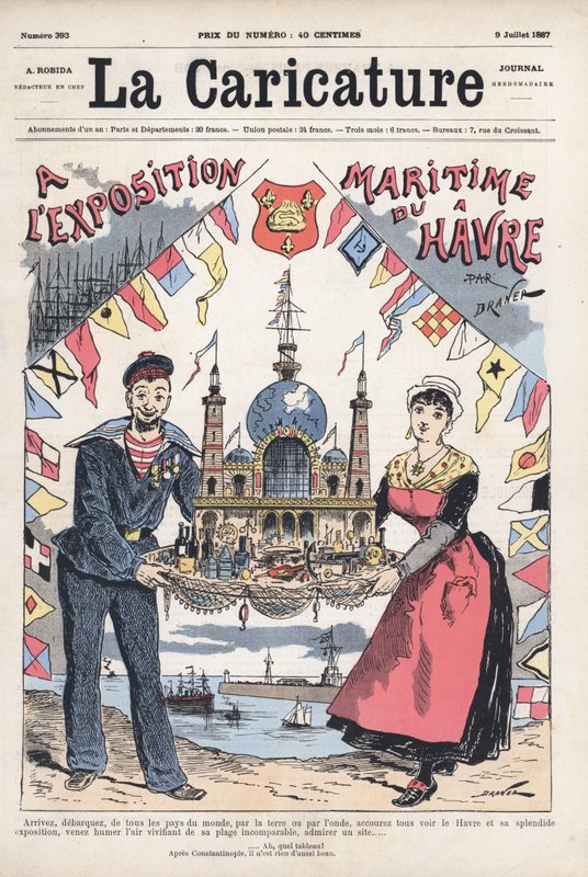 Maritime Ausstellung in Le Havre, Frankreich von Renard Jules Draner