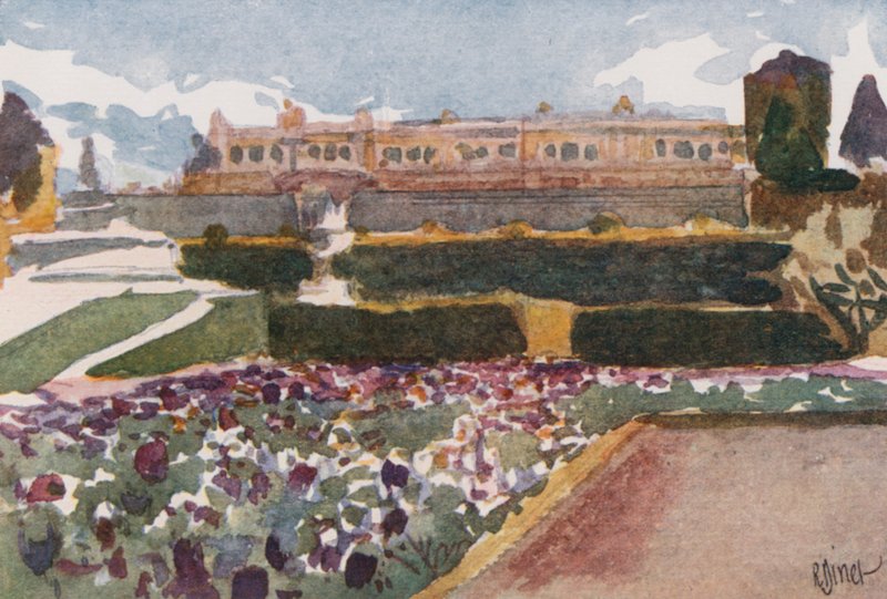 Parterre von Latona, Versailles von Rene Binet