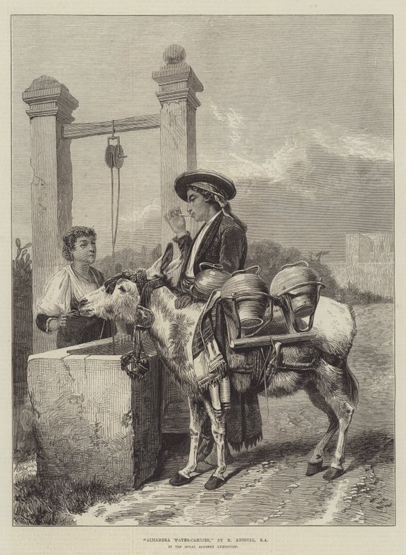 Alhambra Wasserträger von Richard Ansdell