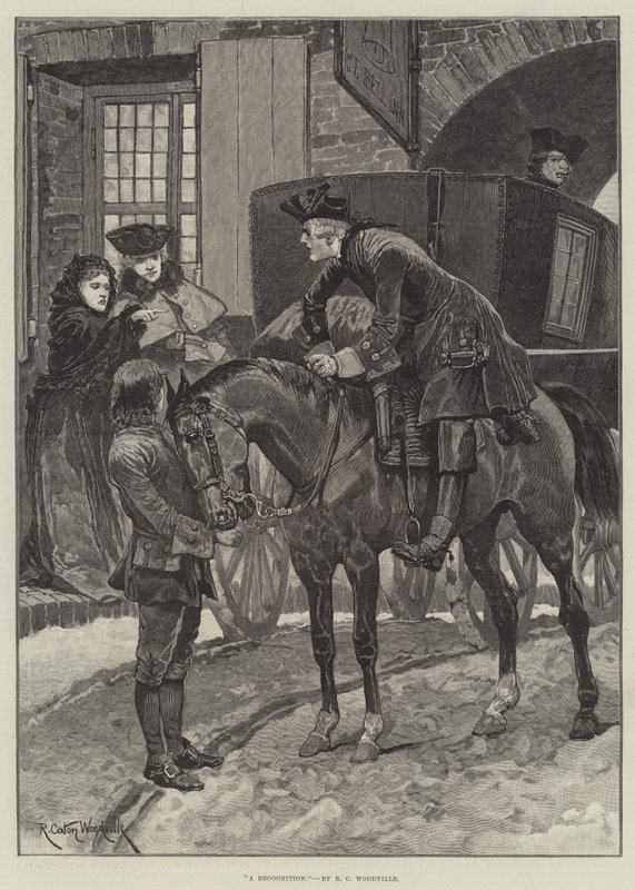 Eine Wiedererkennung von Richard Caton Woodville junior