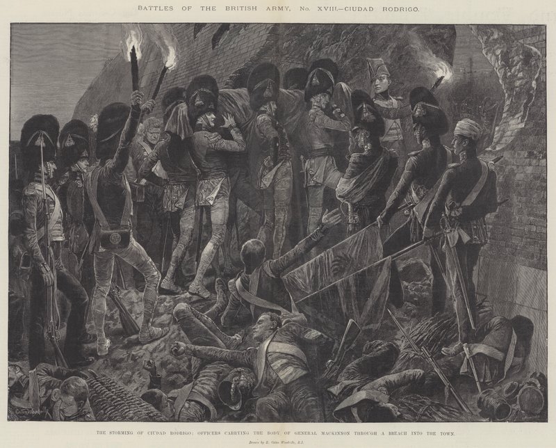 Schlachten der britischen Armee, Ciudad Rodrigo von Richard Caton Woodville junior