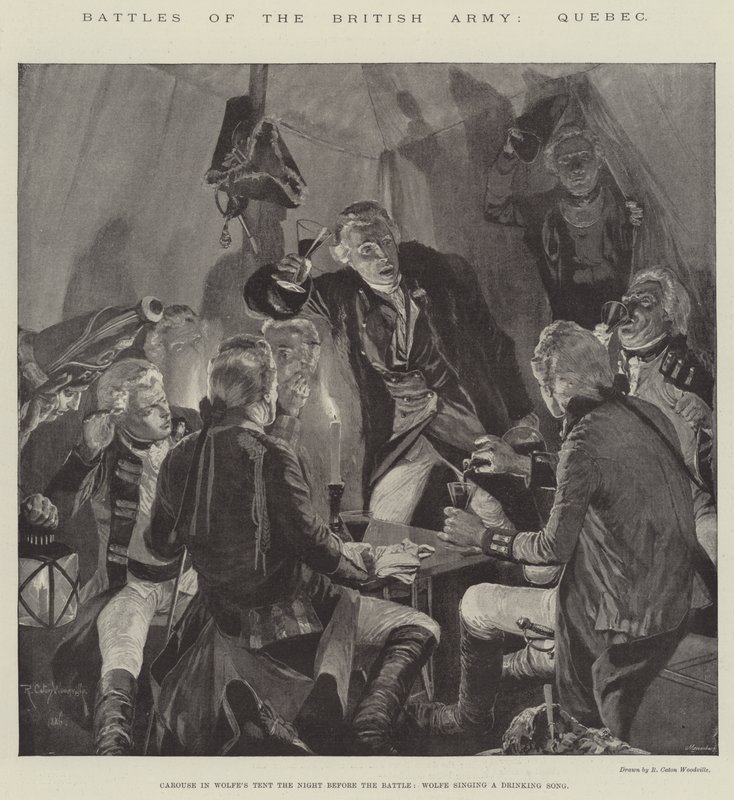 Schlachten der britischen Armee, Quebec von Richard Caton Woodville junior