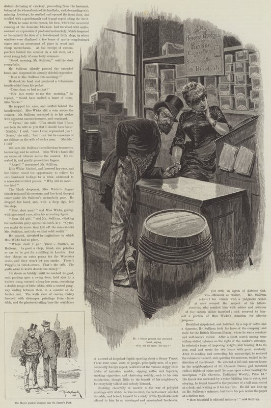 Zynisches Glück, eine Geschichte eines Mannes mit Gewissen, von David Christie Murray von Richard Caton Woodville junior
