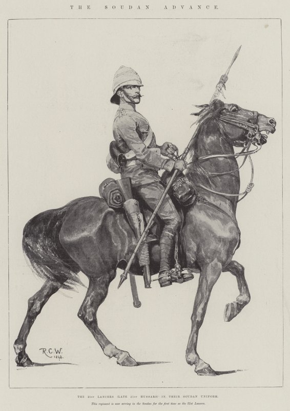 Der Sudan-Vormarsch von Richard Caton Woodville junior