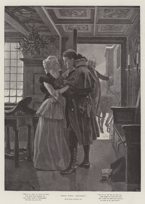 Ihr erstes Weihnachten von Richard Caton Woodville junior