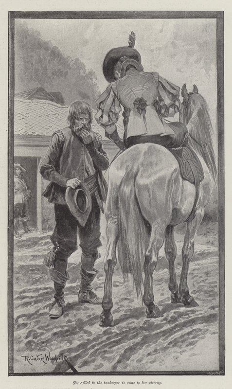 Unter dem roten Mantel, von Stanley J Weyman von Richard Caton Woodville junior