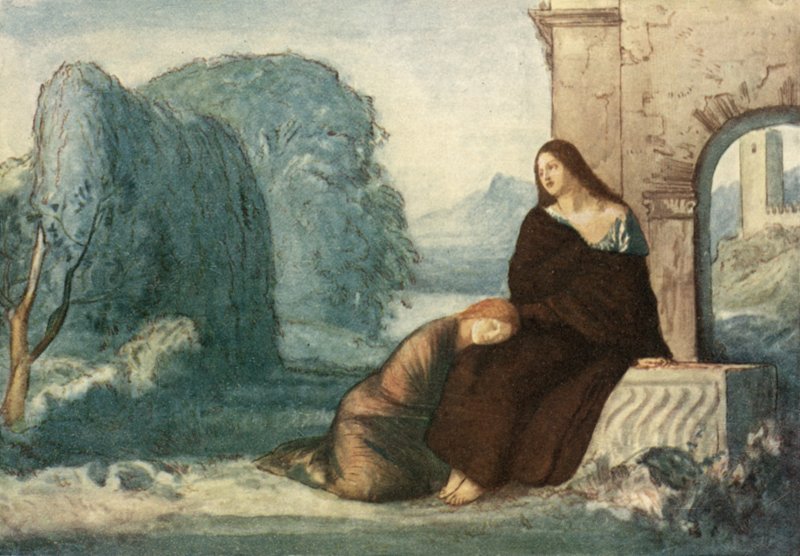 Musik, wenn sanfte Stimmen sterben, vibriert in der Erinnerung von Robert Anning Bell