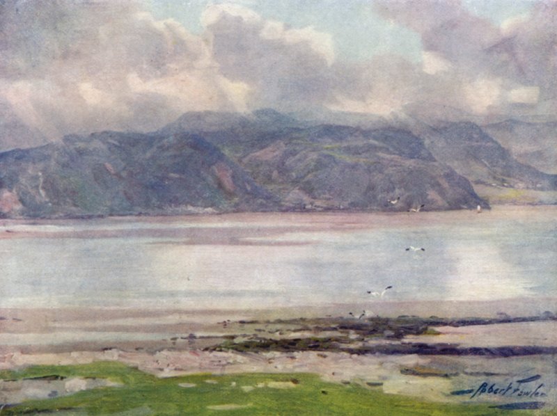 In der Nähe der Menai-Straße von Robert (after) Fowler