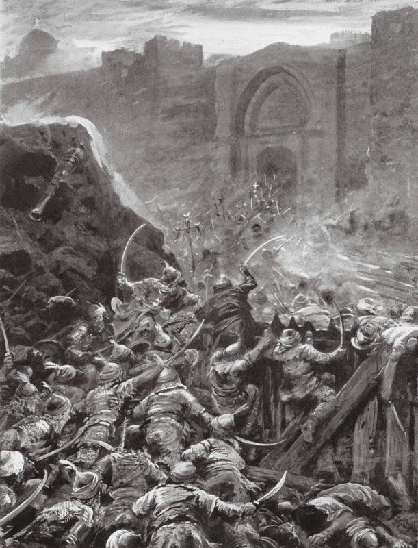 Der Fall von Konstantinopel von Robert Ambrose Dudley