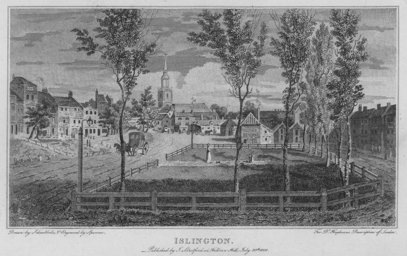 Islington (Gravur) von Robert Blemell (after) Schnebbelie