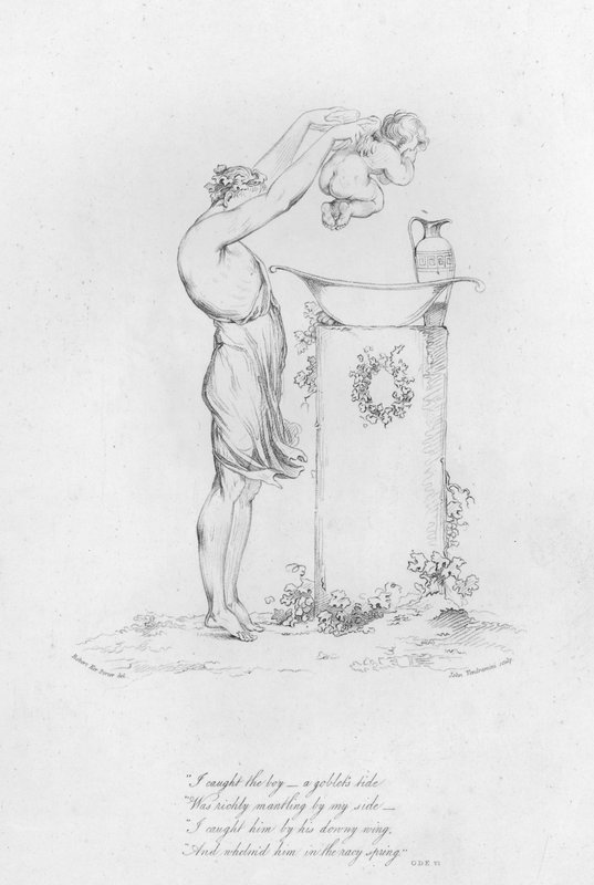 Anacreon, Ode VI von Robert Kerr (after) Porter