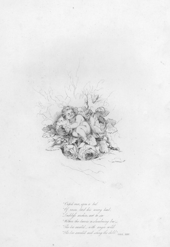 Anakreon, Ode XXXV (Gravur) von Robert Kerr (after) Porter