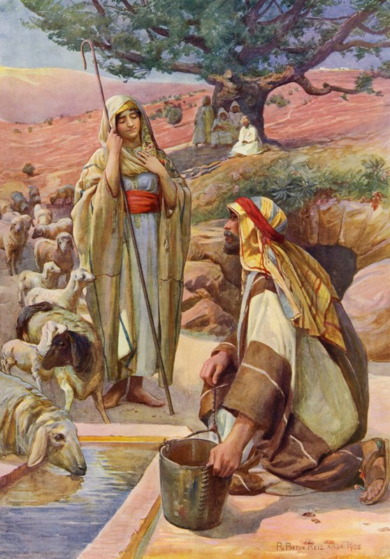 Rachel am Brunnen von Robert Payton Reid