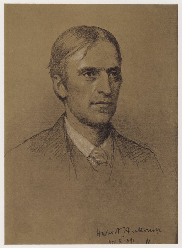 Professor Hubert Herkomer von Rudolf Lehmann