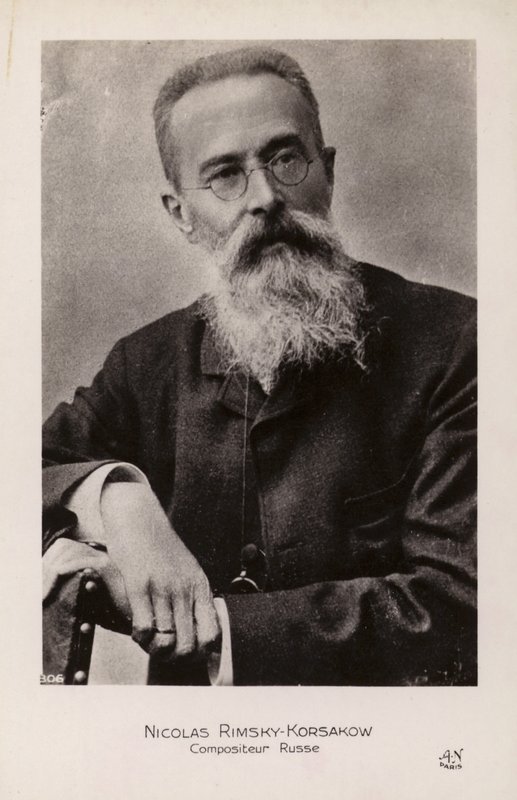 Nikolai Rimski-Korsakow, russischer Komponist von Russian Photographer