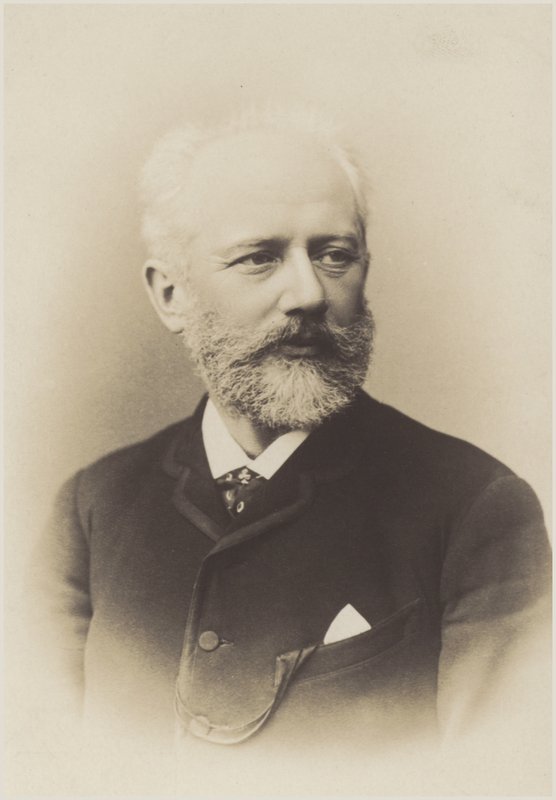 Porträt von Pjotr Iljitsch Tschaikowski von Russian Photographer