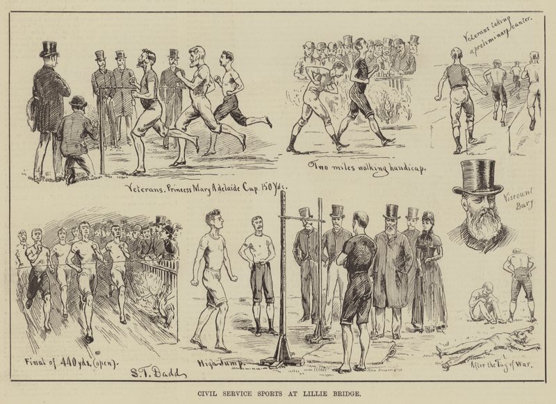 Civil Service Sports in Lillie Bridge von S.T. Dadd