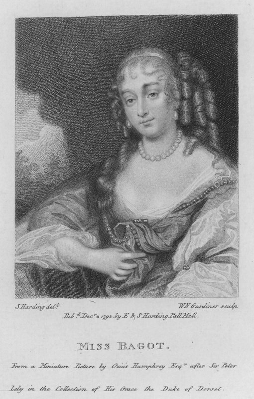 Miss Bagot (Gravur) von S. (after) Harding