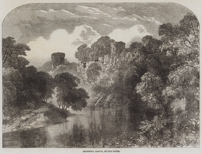 Bothwell Castle am Clyde von Samuel Read
