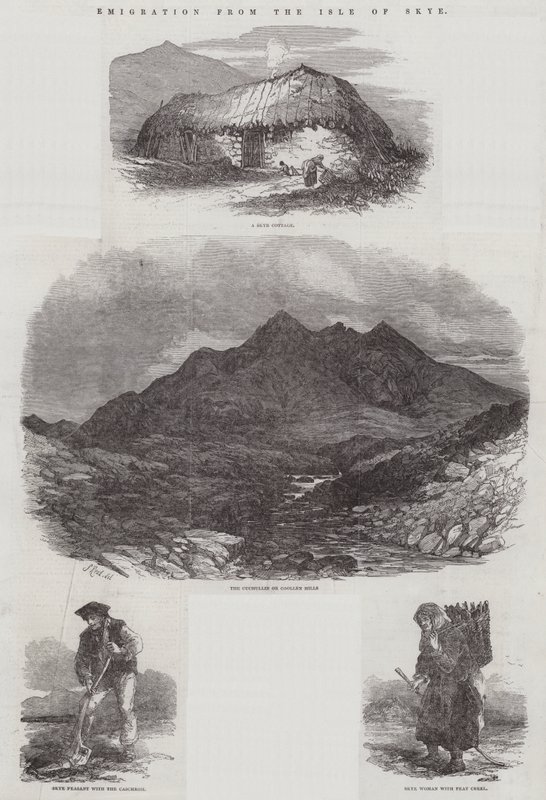 Auswanderung von der Isle of Skye von Samuel Read