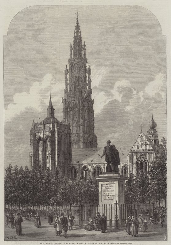 Der Place Verte, Antwerpen von Samuel Read