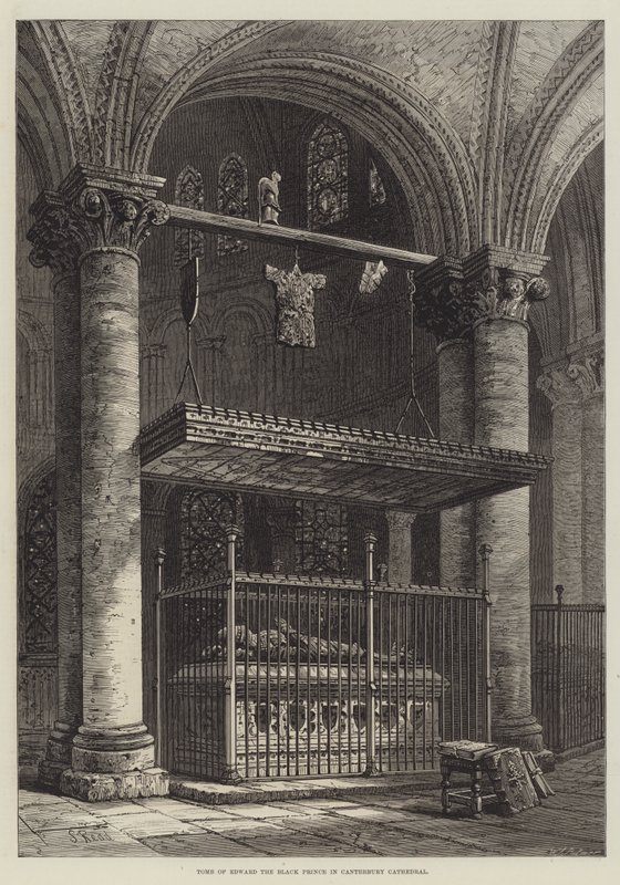 Grab von Edward dem Schwarzen Prinzen in der Kathedrale von Canterbury von Samuel Read