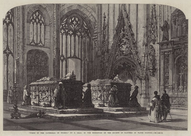 Gräber in der Kathedrale von Toledo von Samuel Read
