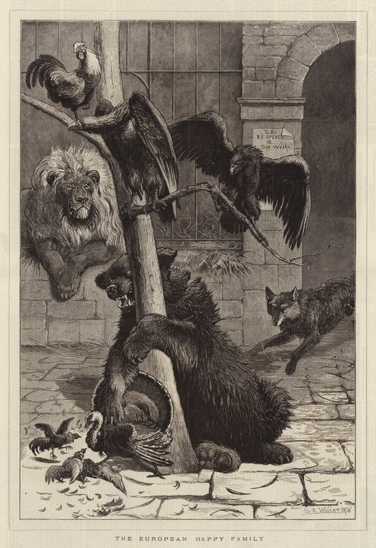 Die europäische glückliche Familie von Samuel Edmund Waller