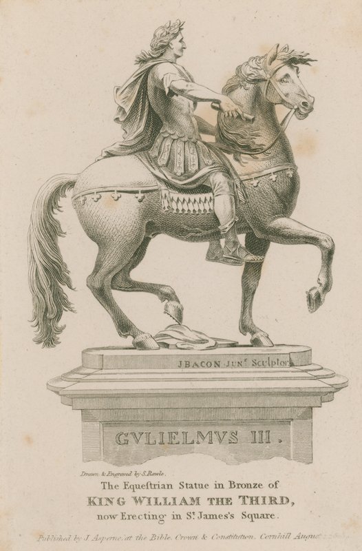 Reiterstatue von König Wilhelm III. von Samuel Rawle