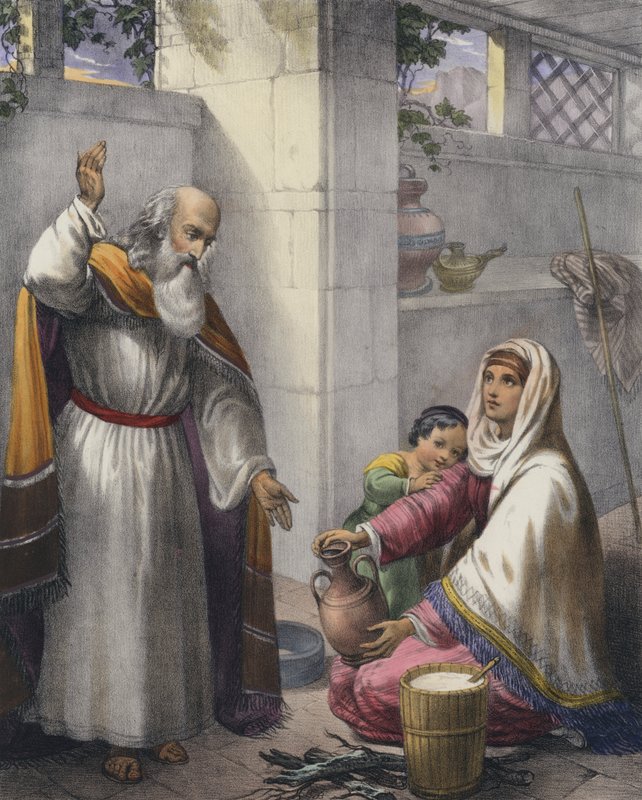 Elia und die Witwe von Zarpat von Siegfried Detler Bendixen