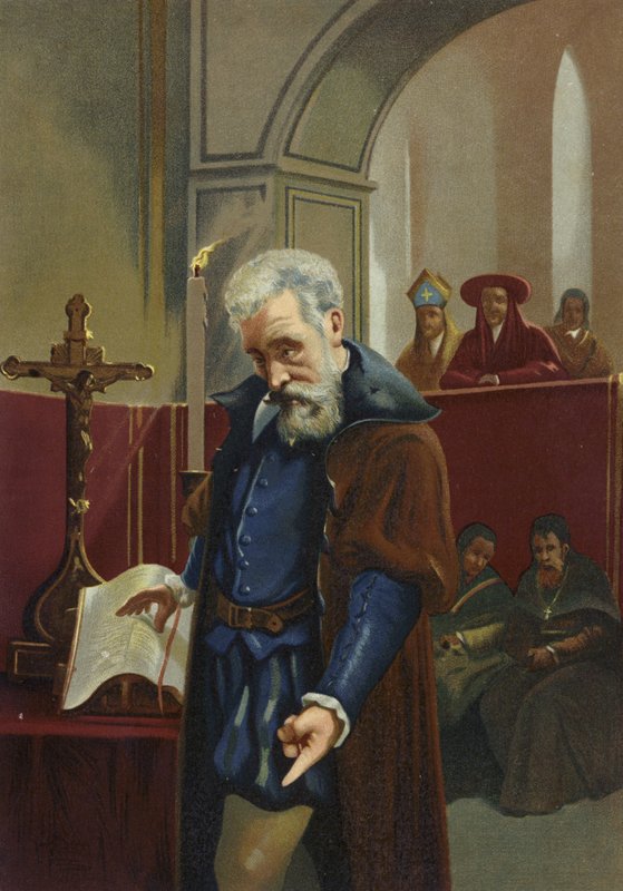 Galileo Galilei, italienischer Physiker, Mathematiker und Astronom von Spanish School
