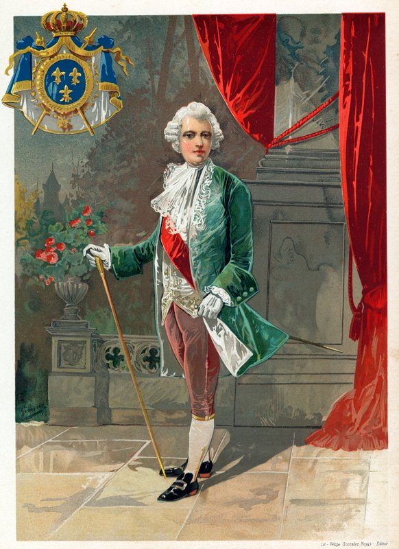 König Ludwig XV von Frankreich von Spanish School
