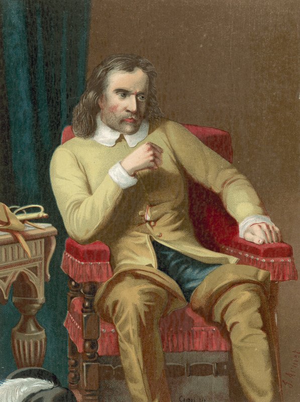 Oliver Cromwell von Spanish School