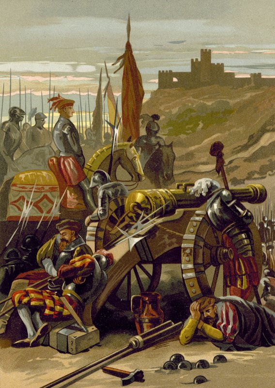 Belagerung von Gaeta, Italien von Spanish School