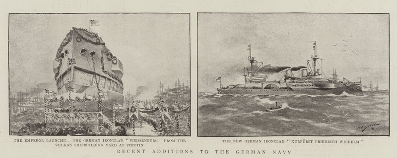 Neueste Ergänzungen der deutschen Marine von Stoewer Willy