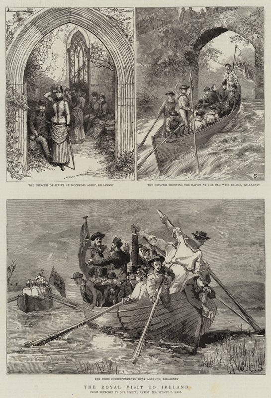Der königliche Besuch in Irland von Sydney Prior Hall