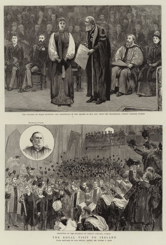 Der königliche Besuch in Irland von Sydney Prior Hall