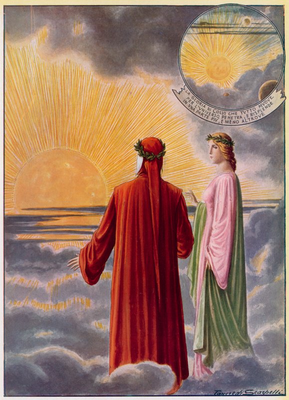 Illustration für Dantes Göttliche Komödie von Tancredi Scarpelli