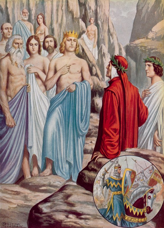 Illustration für Dantes Göttliche Komödie von Tancredi Scarpelli