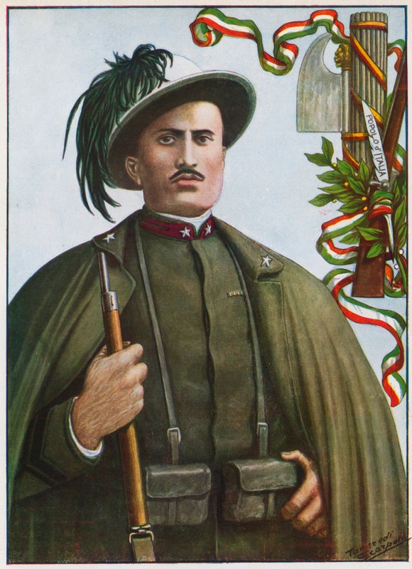 Infanteriesoldat Benito Mussolini von Tancredi Scarpelli