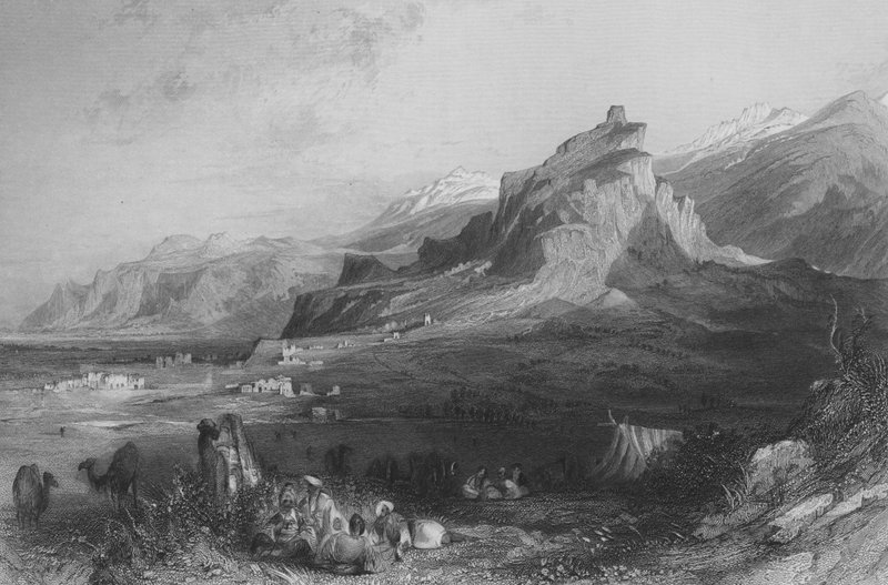 Akropolis von Sardes von Thomas Allom