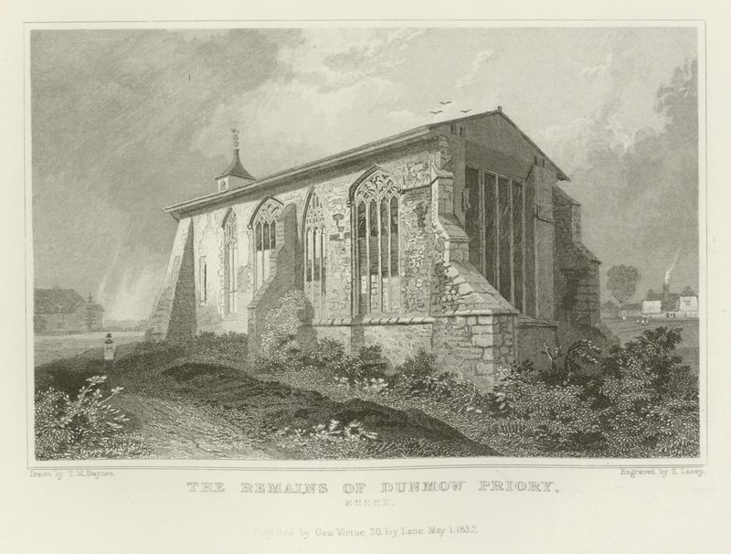 Die Überreste des Dunmow Priory, Essex von Thomas Mann Baynes