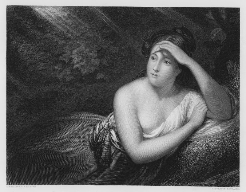 Die Nymphe, nach dem Bild in der Vernon Galerie von Thomas Phillips