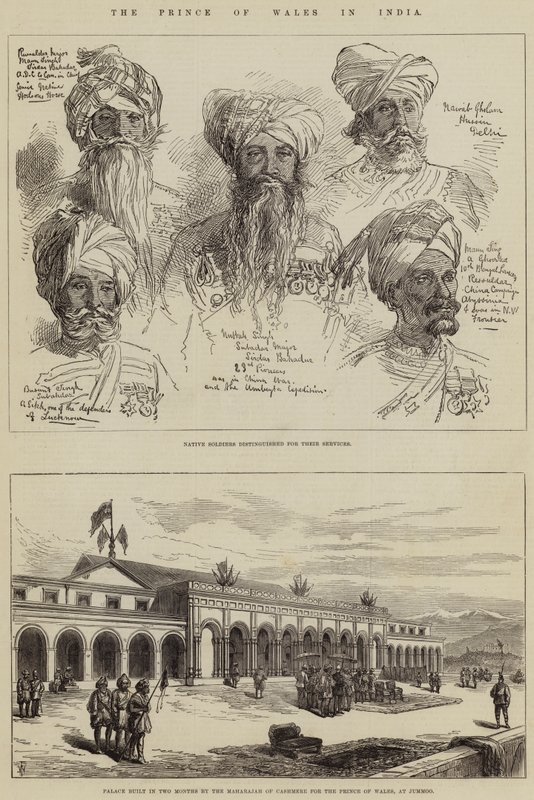 Der Prinz von Wales in Indien von Thomas W. Wood